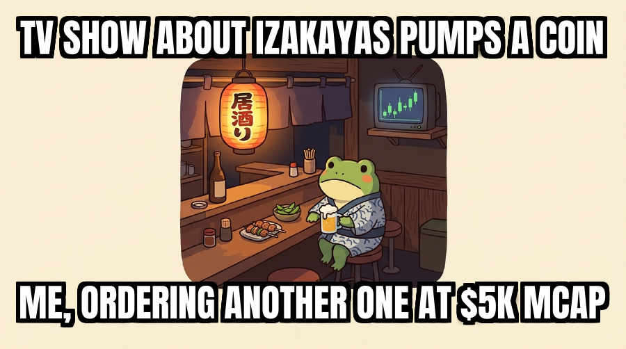 meme: $なごまな pumps as x talks about a tv bar-crawl show